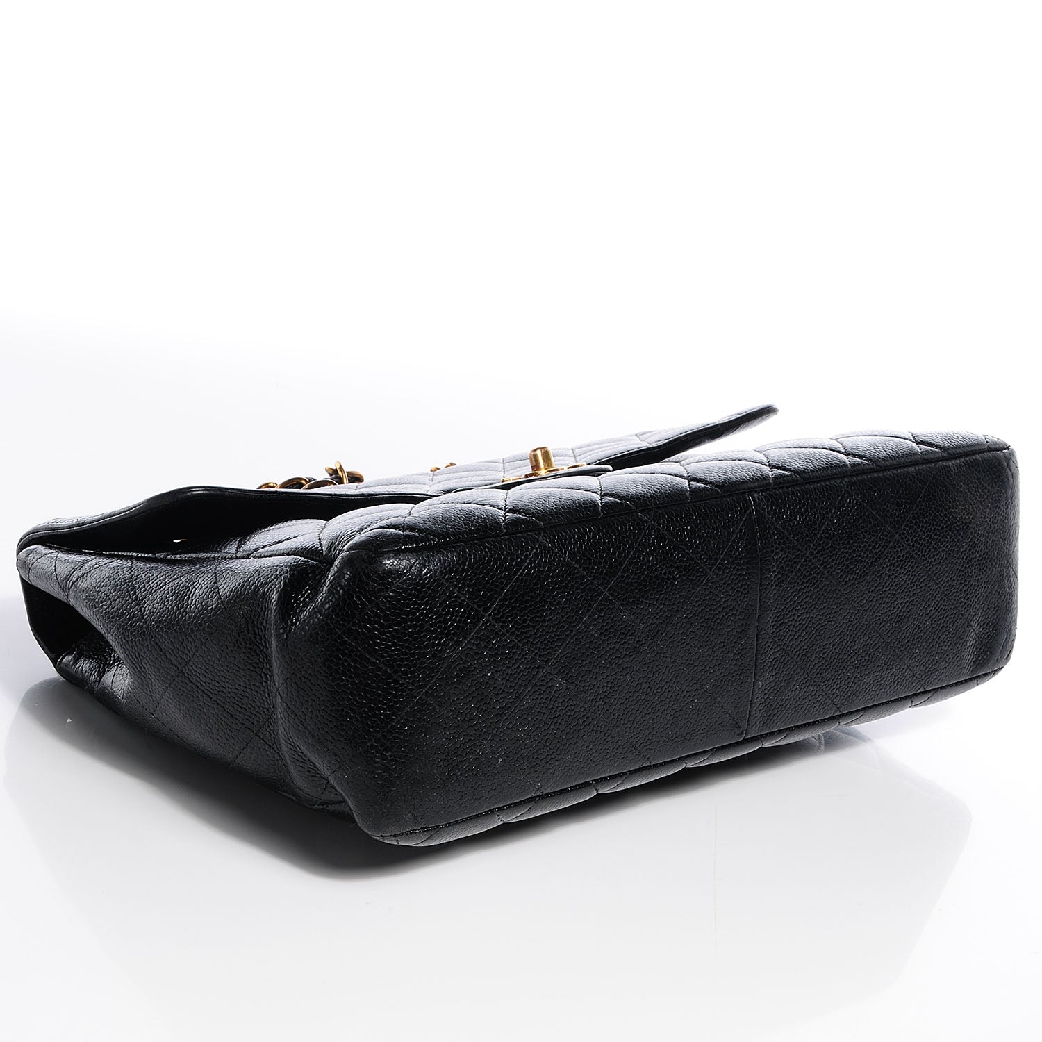 Chanel Caviar Jumbo Single Flap Black 4 of 12