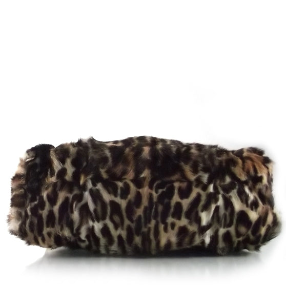 Marc Jacobs Leopard Print Shearling Chain Link Satchel 5 of 7