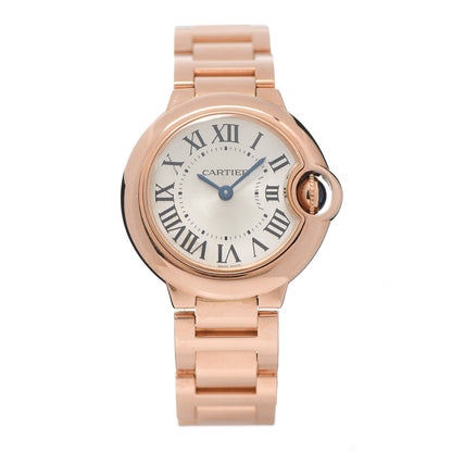 Cartier 18K Pink Gold 28mm Ballon Bleu De Quartz Watch 1 of 8