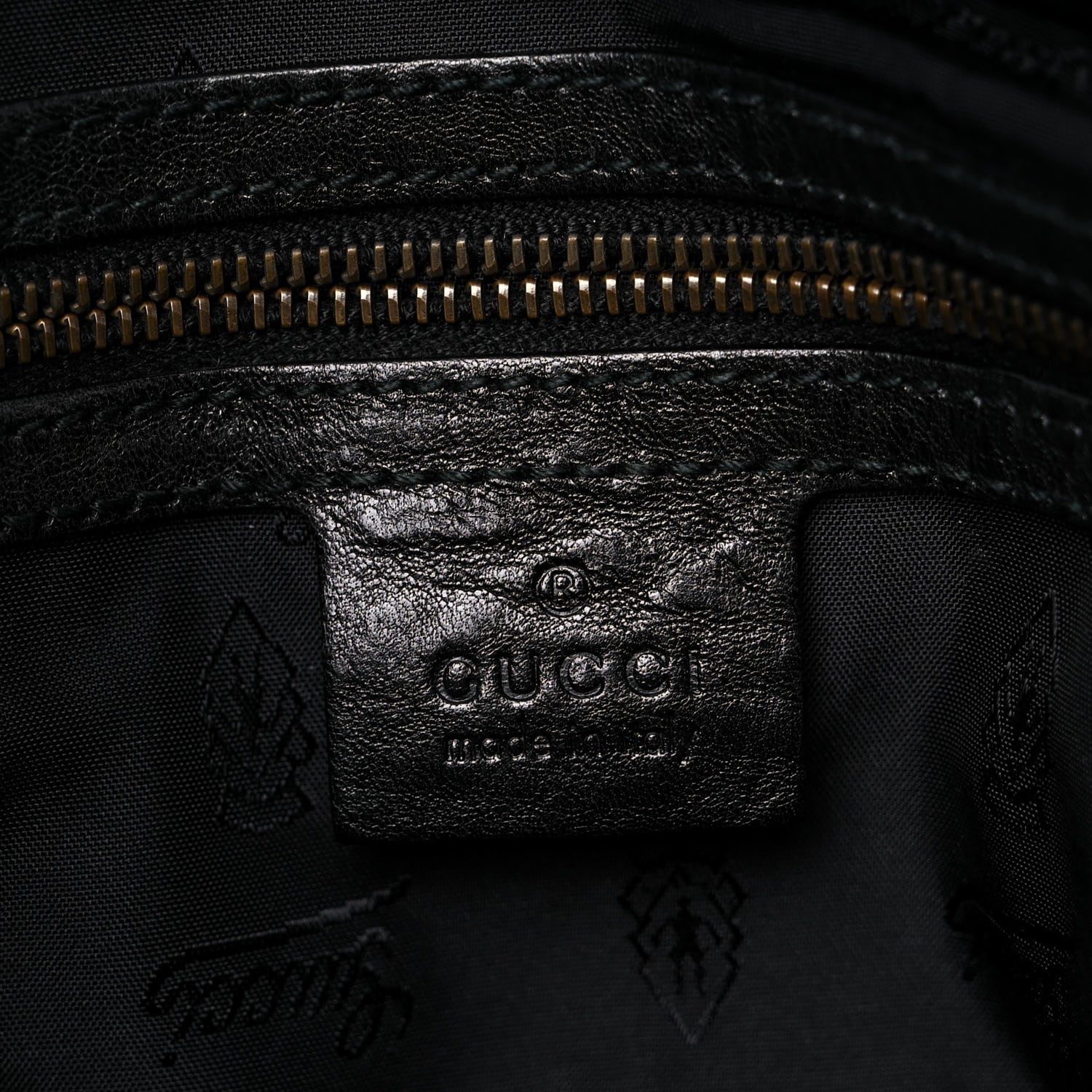 Gucci Calfskin Studded Large Irina Shoulder Bag Black 6 of 14