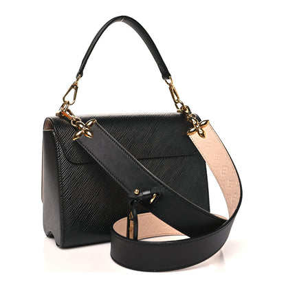 Louis Vuitton Epi Twist Top Handle Shoulder Bag MM Black 3 of 9