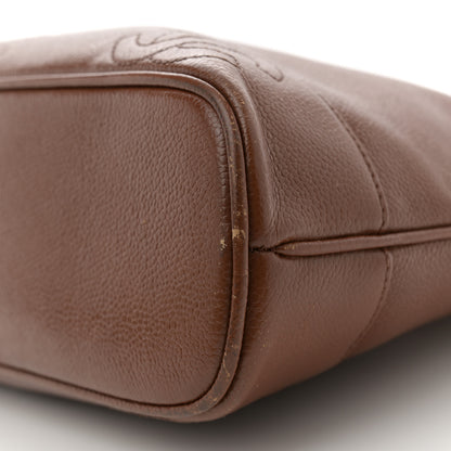 Chanel Caviar CC Shoulder Bag Brown 10 of 14