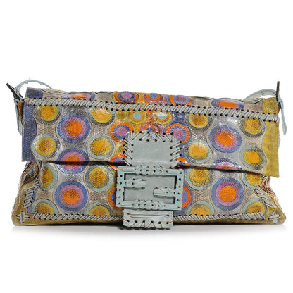 Fendi Watersnake Circle Maxi Baguette Multicolor 1 of 7