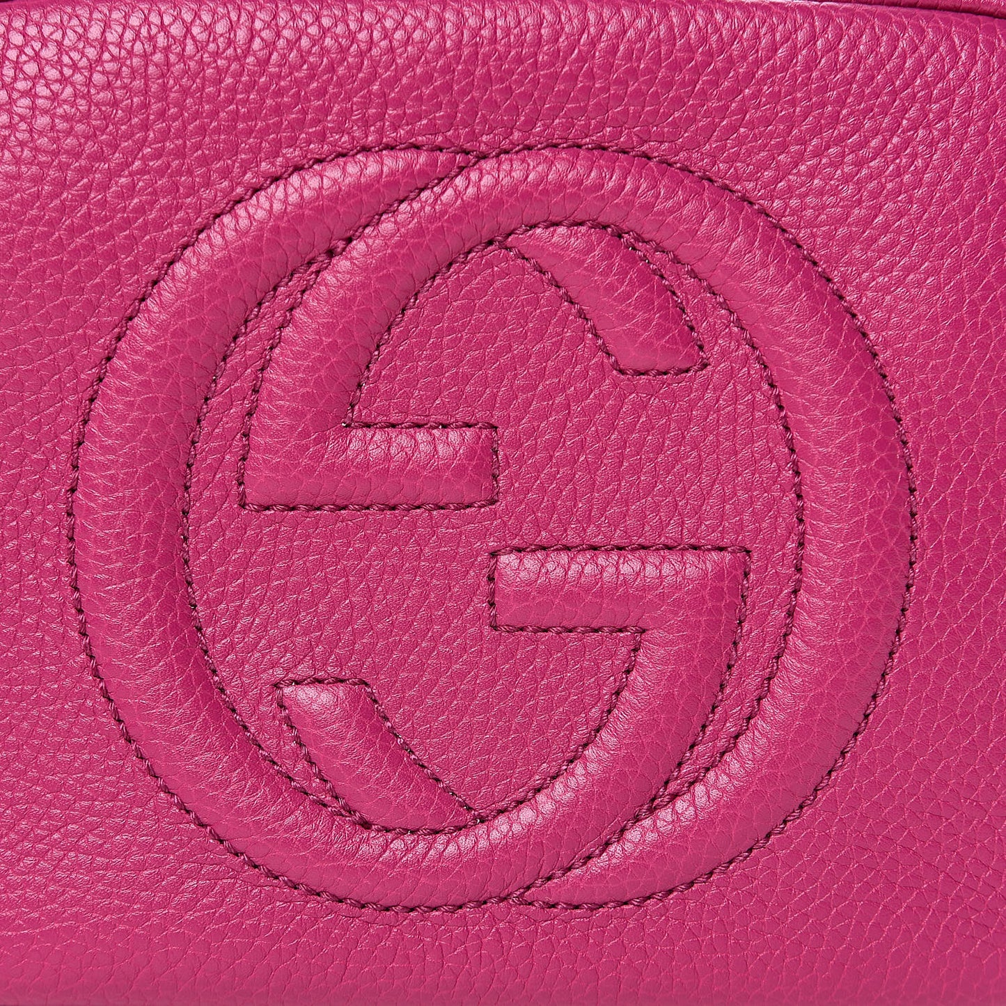 Cellarius Calfskin Small Soho Disco Bag Bright Bouganville