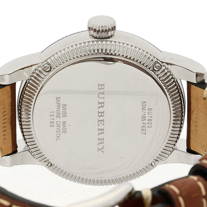 Burberry Stainless Steel Calfskin 38mm Utilitarian Quartz Watch BU7823 3 of 4