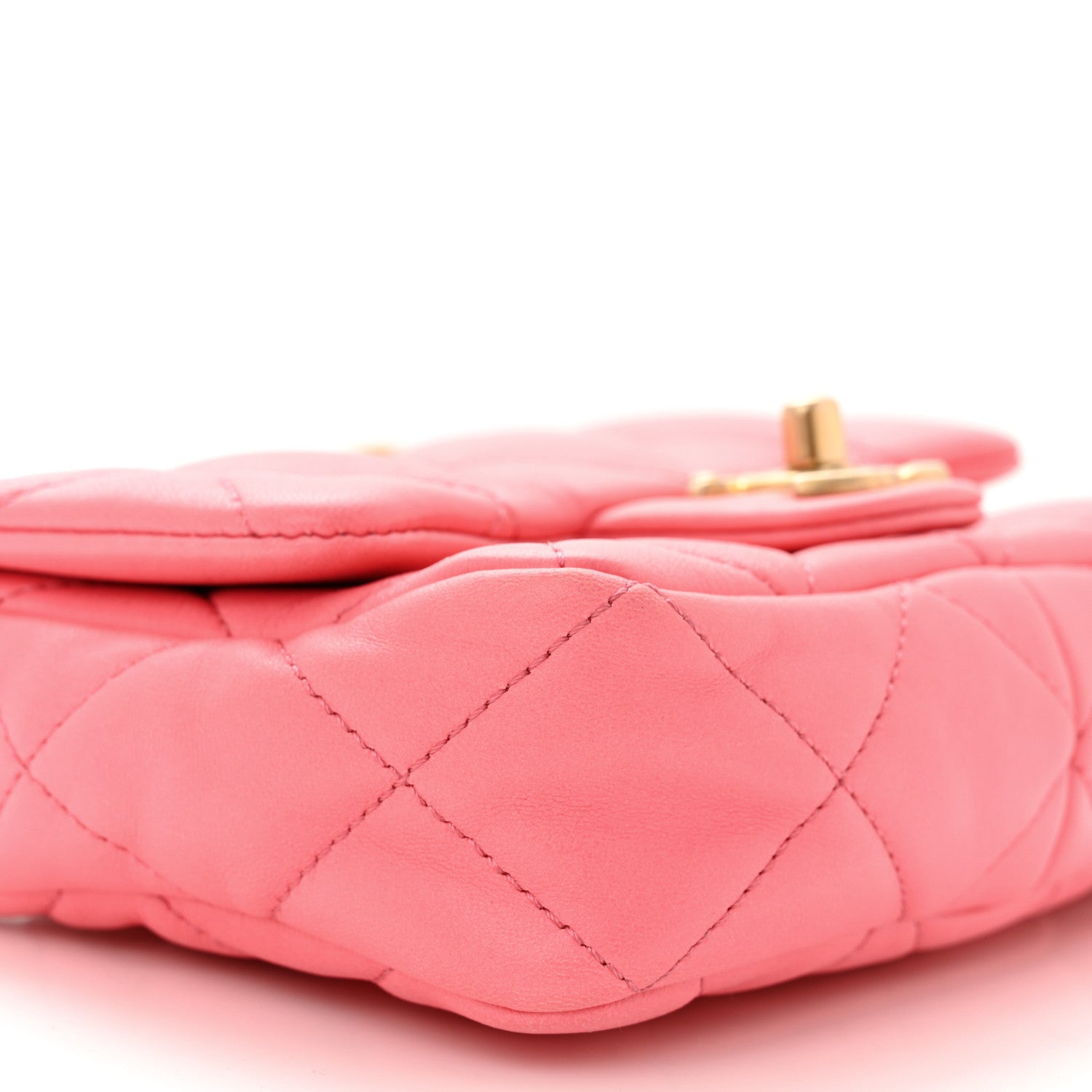 Chanel Lambskin Quilted Mini Funky Town Flap Pink 9 of 10