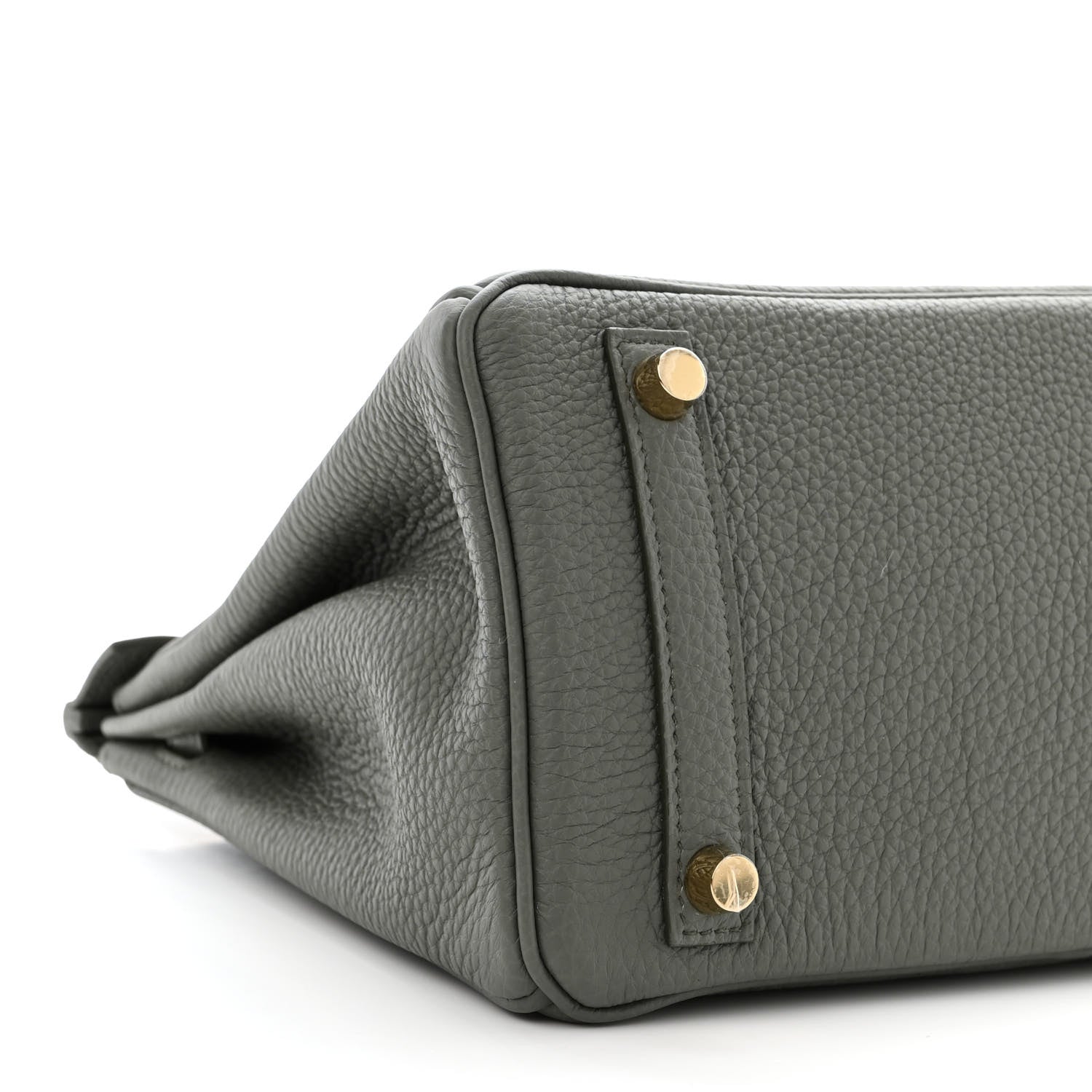 Hermes Togo Birkin 25 Vert Amande 9 of 11