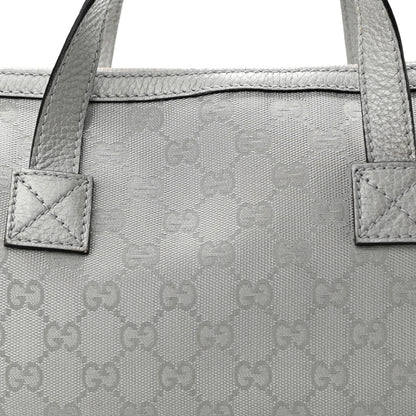 Gucci Monogram Small Boston Silver 4 of 10