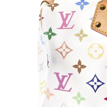 Louis Vuitton Monogram Multicolor Speedy 30 White 18 of 19