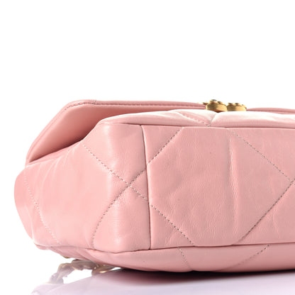 Chanel Lambskin Quilted Medium Chanel 19 Flap Light Pink 8 of 10