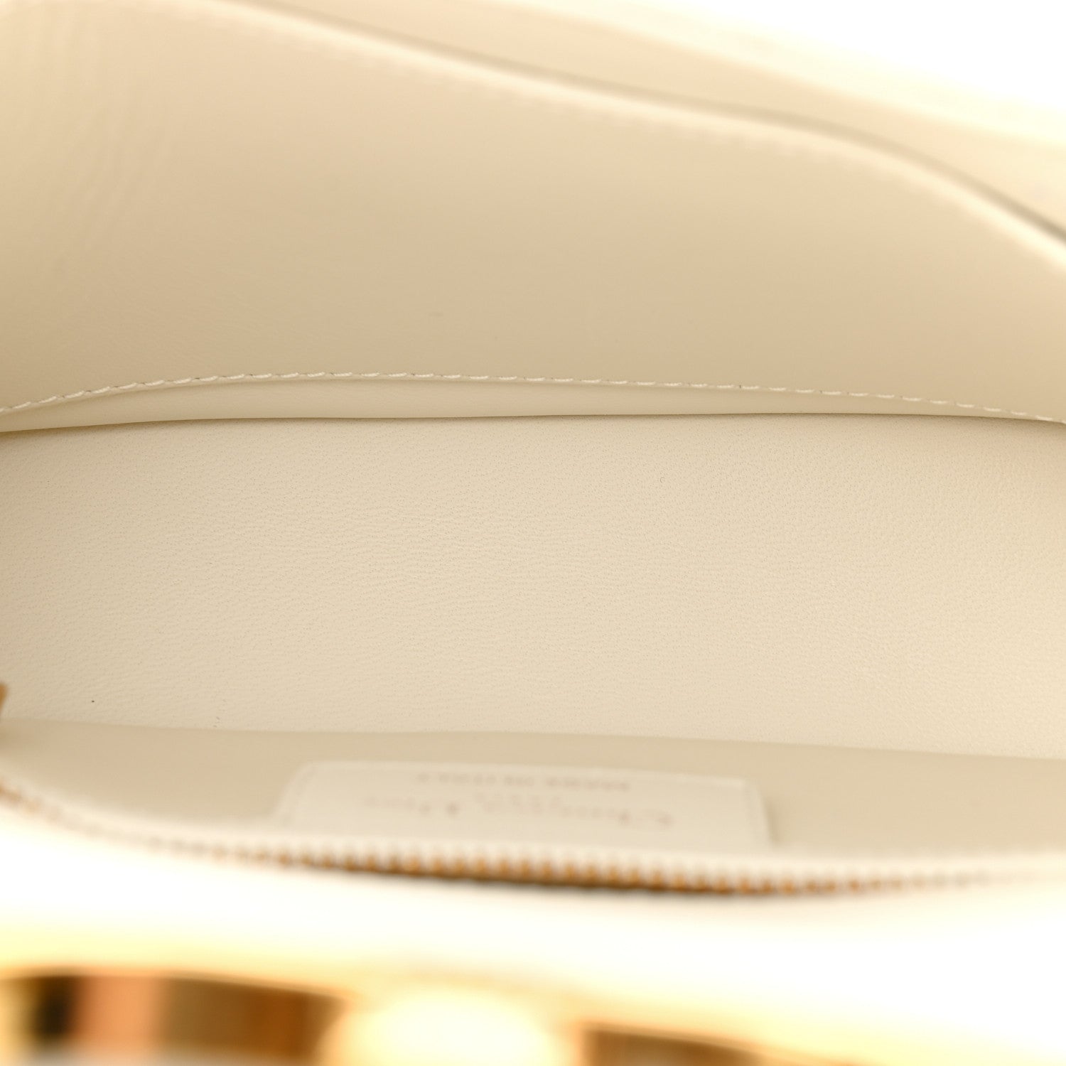 Christian Dior Calfskin Macrocannage Mini Caro Bag White 5 of 13