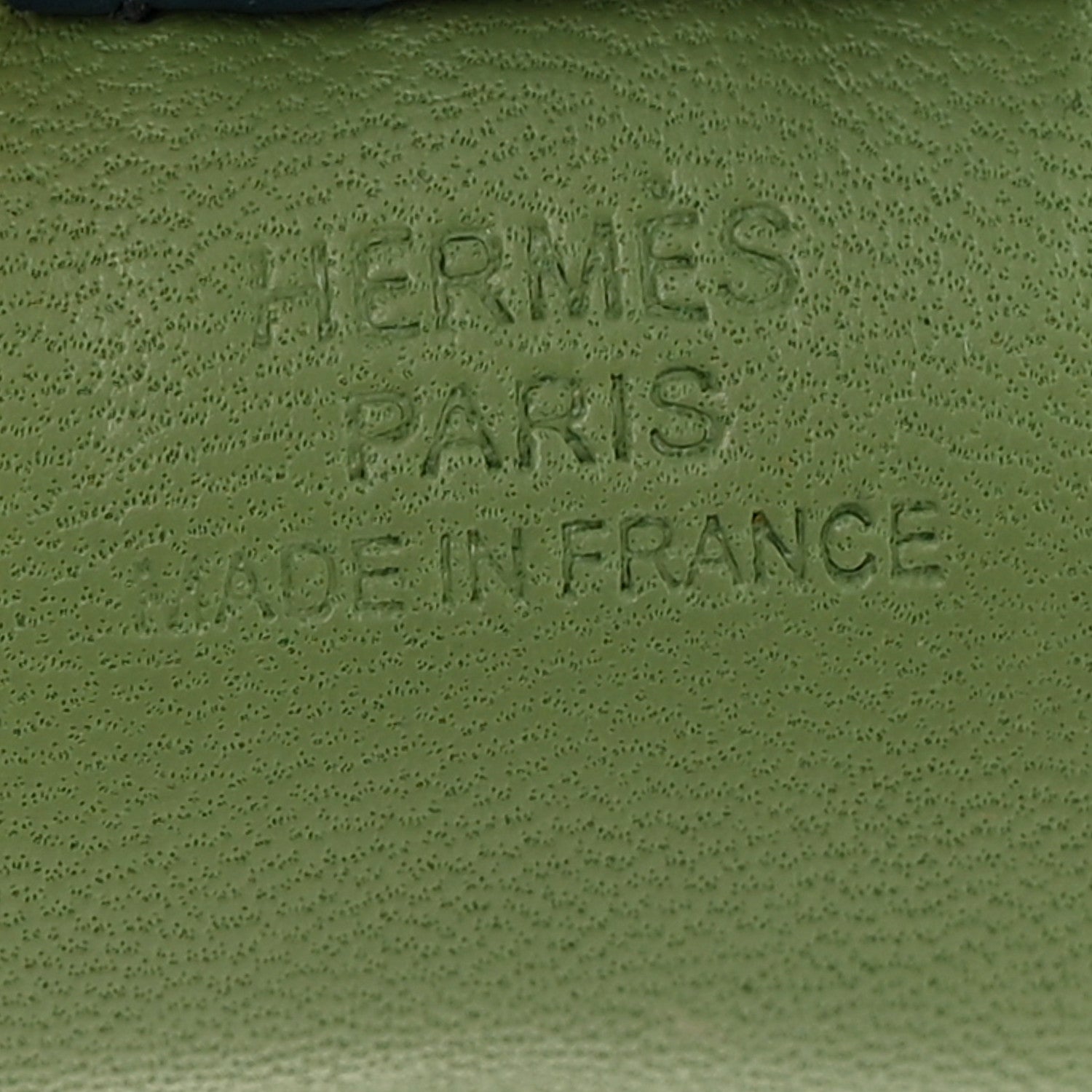 Hermes Milo Lambskin Grigri Rodeo Horse Bag Charm PM Vert Criquet Sesame Bleu De Malte 4 of 5