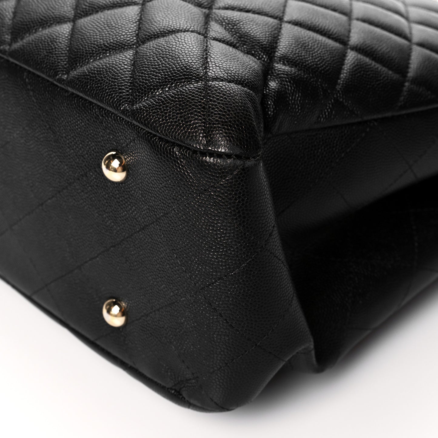 Caviar Quilted Timeless Tote Black