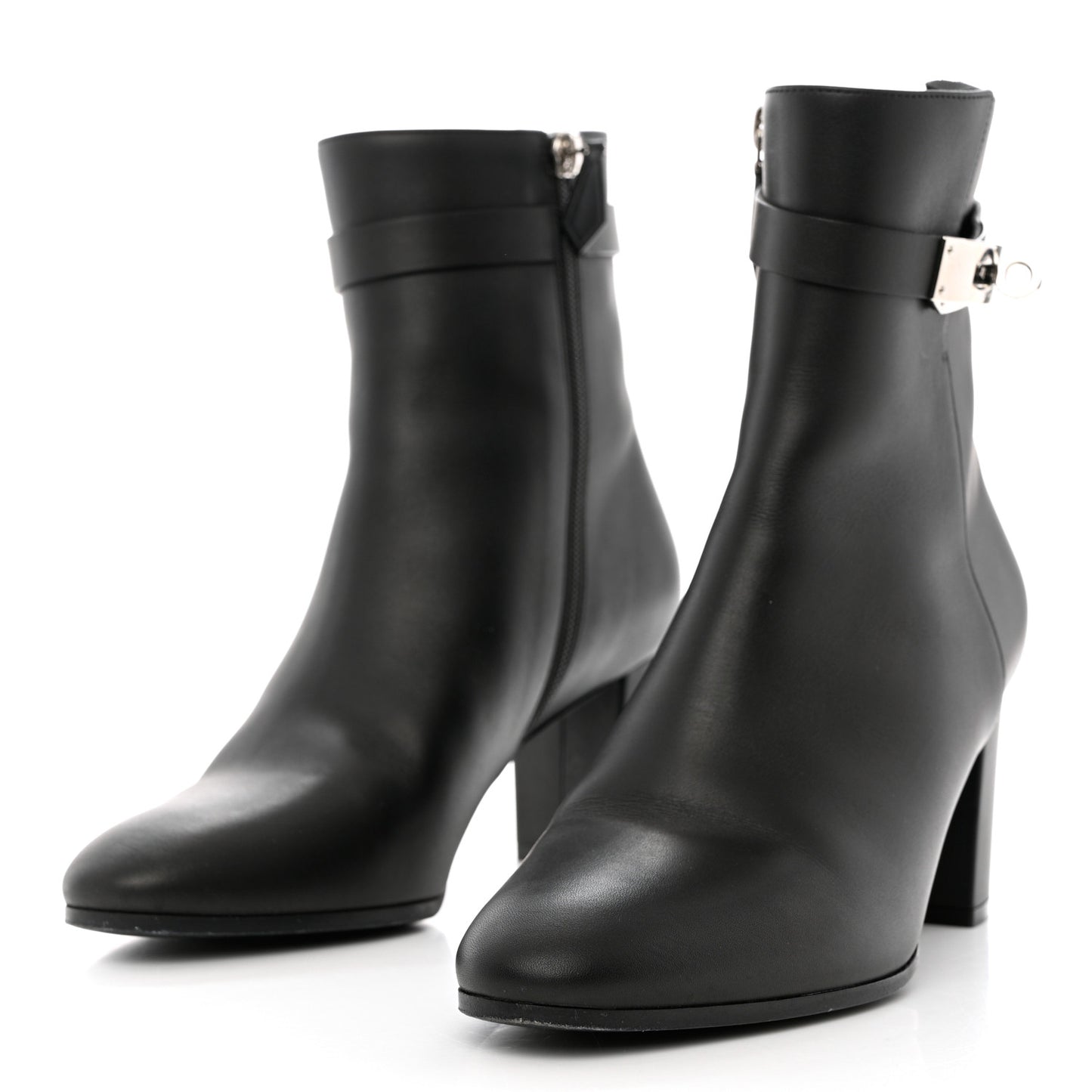 Calfskin Saint Germain Ankle Boots 38 Black