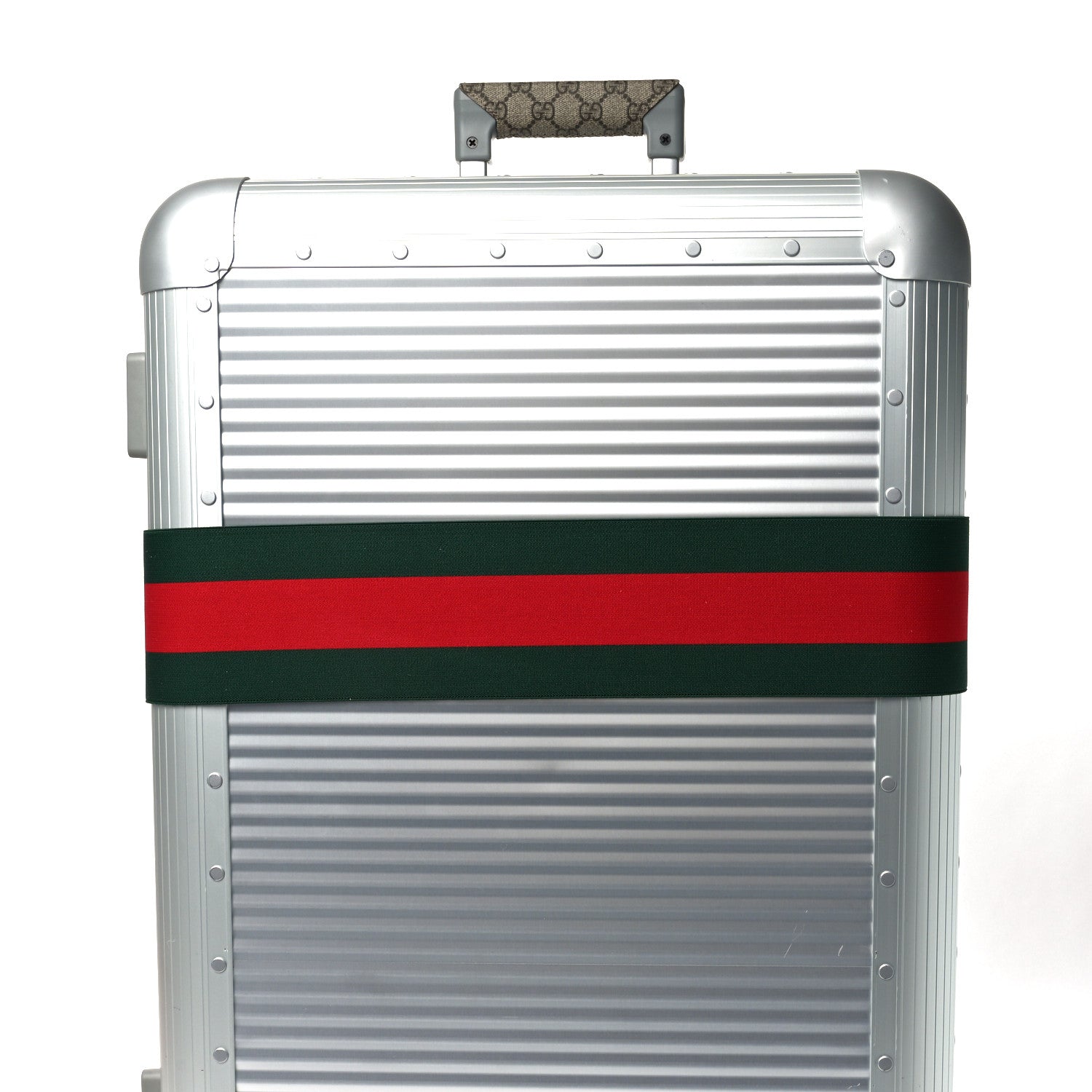 Gucci Aluminum Web Medium Porter Cabin Plus Trolley 6 of 8