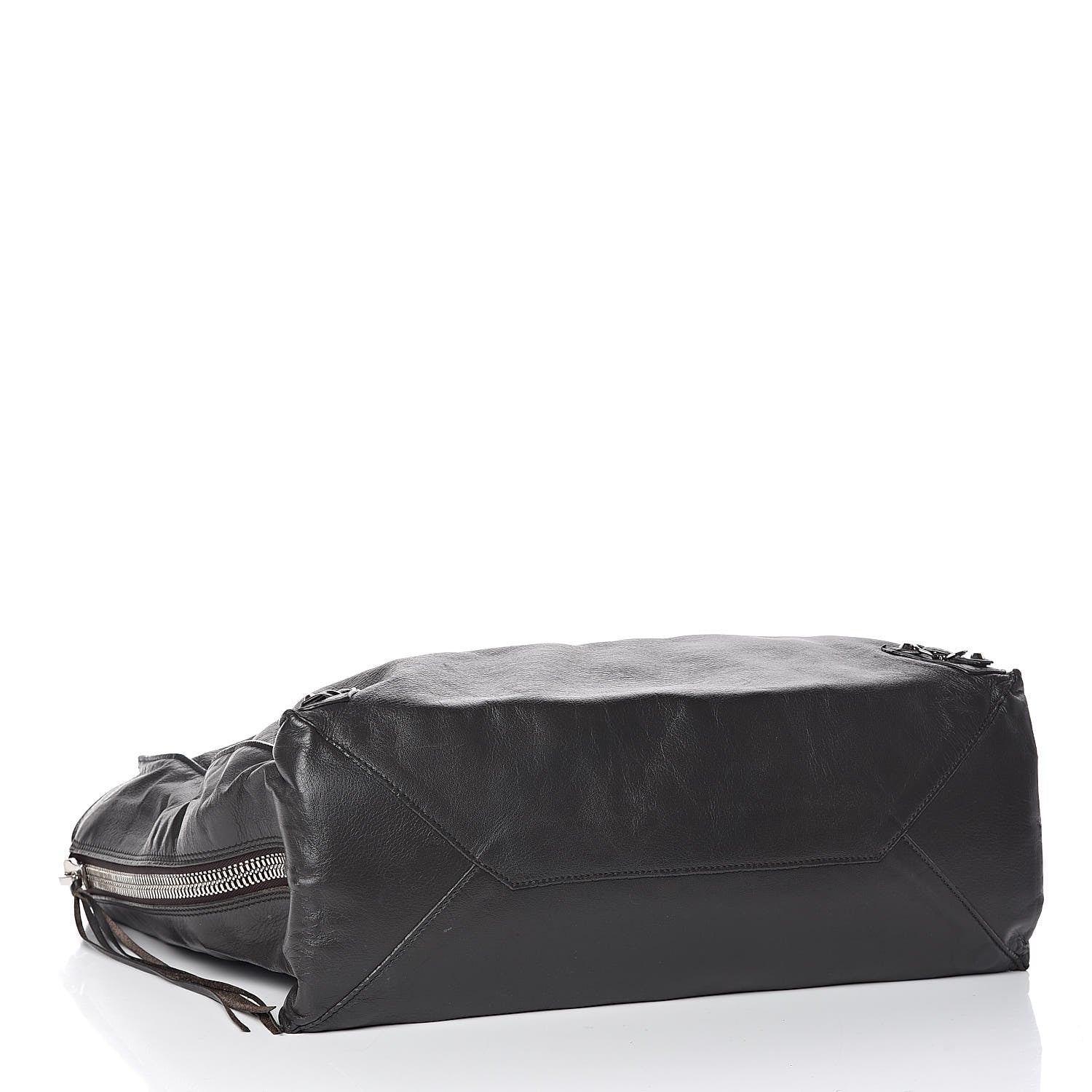Balenciaga Veau Papier A4 Zip Around Tote Coffee 4 of 11