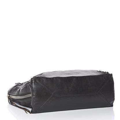 Balenciaga Veau Papier A4 Zip Around Tote Coffee 4 of 11