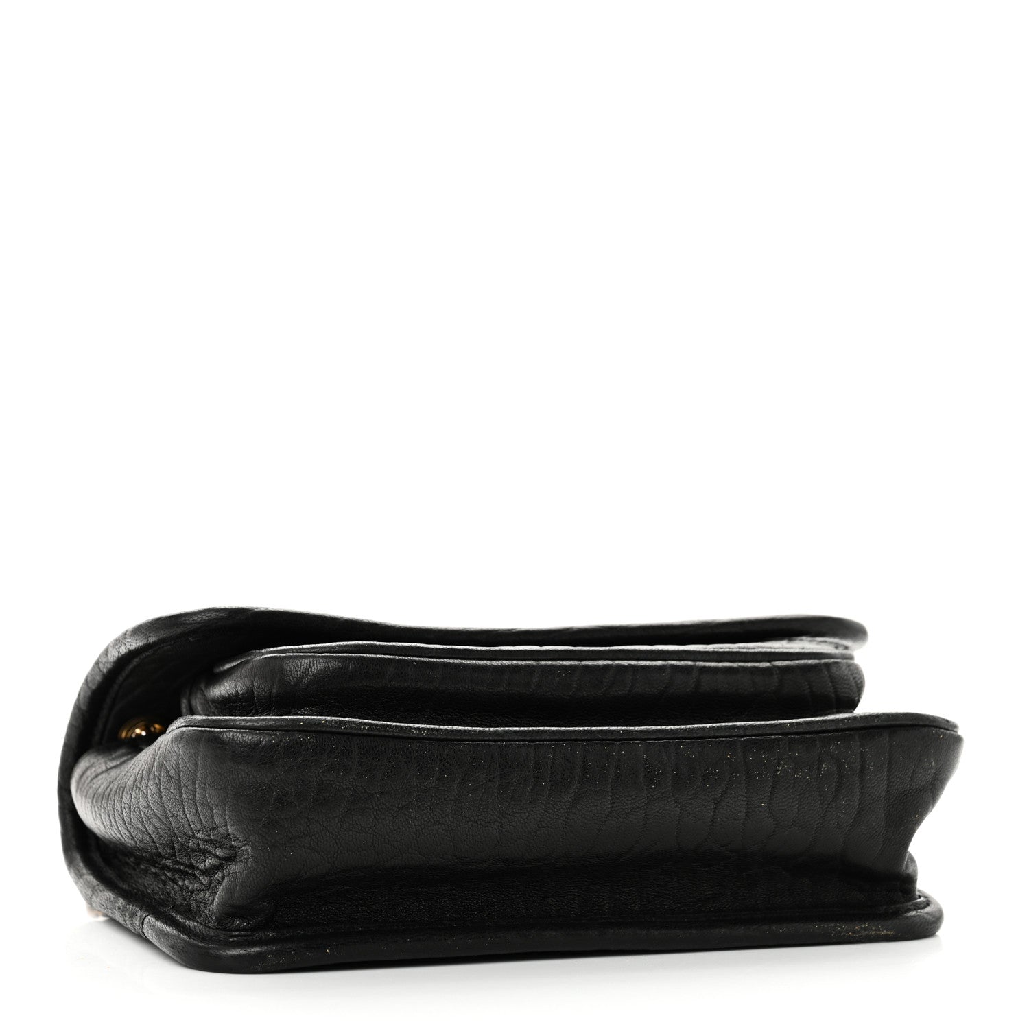 Saint Laurent Grained Lambskin Monogram Mini Niki Chain Satchel Black 4 of 9