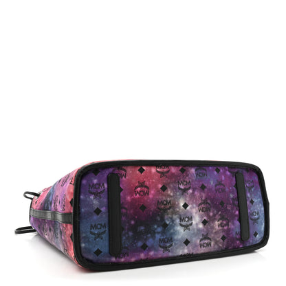 MCM Metallic Galaxy Visetos Medium Project Reversible Shopper Tote Black Multicolor 8 of 23