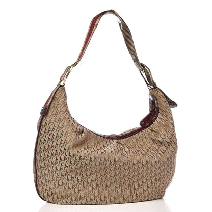 Christian Dior Monogram Buckle Hobo Red 3 of 8