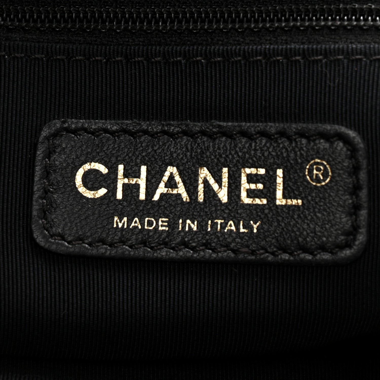 Chanel Calfskin Cerf Executive Shopper Tote Black 6 of 11