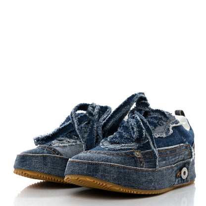 Loewe Deconstructed Denim Sneakers 37 Blue 3 of 7