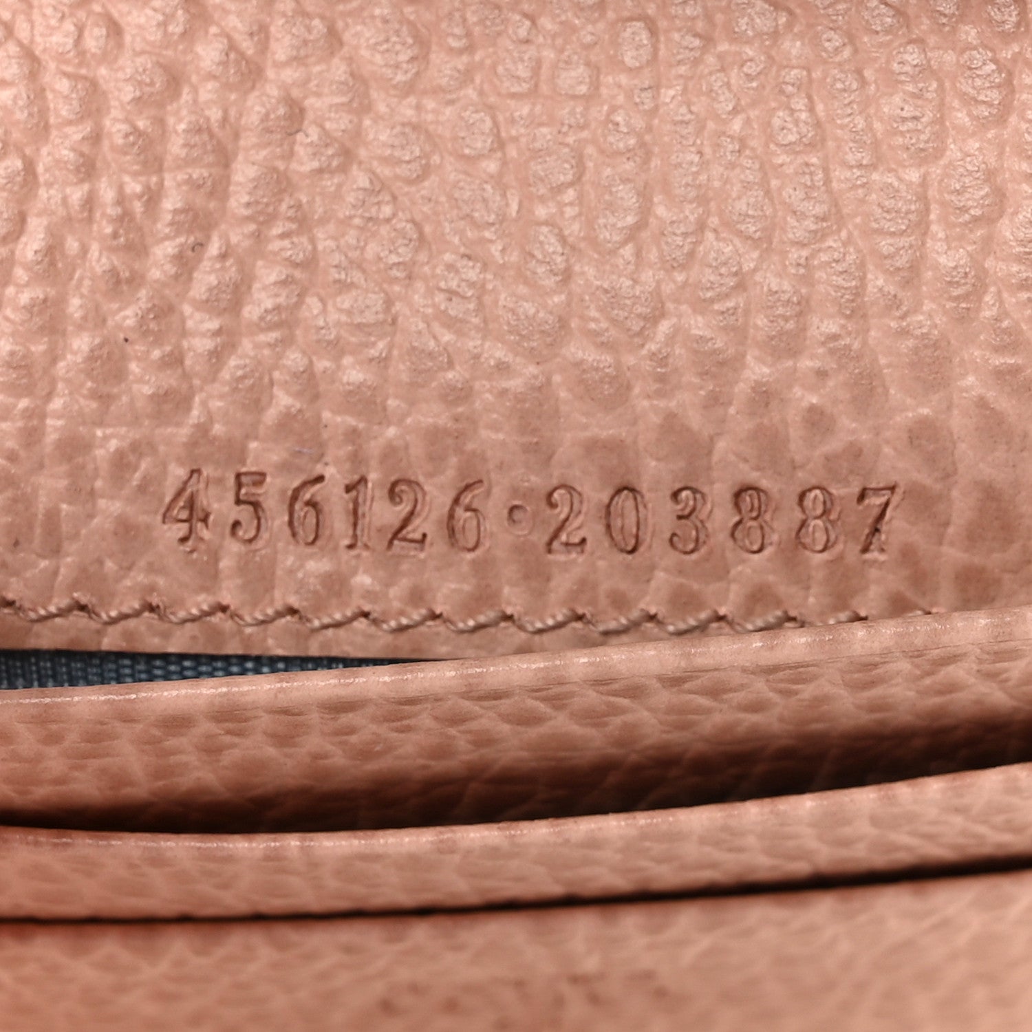 Gucci Dollar Calfskin Enamel Monochrome GG Marmont Card Case Perfect Pink 7 of 8