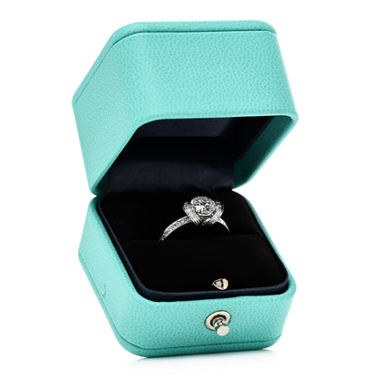 Tiffany Platinum Diamond 1.11ct Ribbon Engagement Ring 52 6 7 of 7