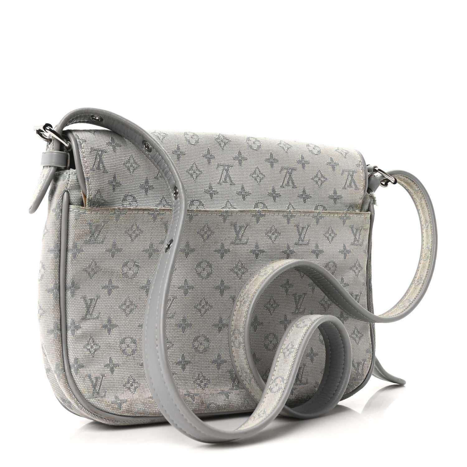 Louis Vuitton Mini Monogram Patchwork Conte De Fees Musette Grey 3 of 10