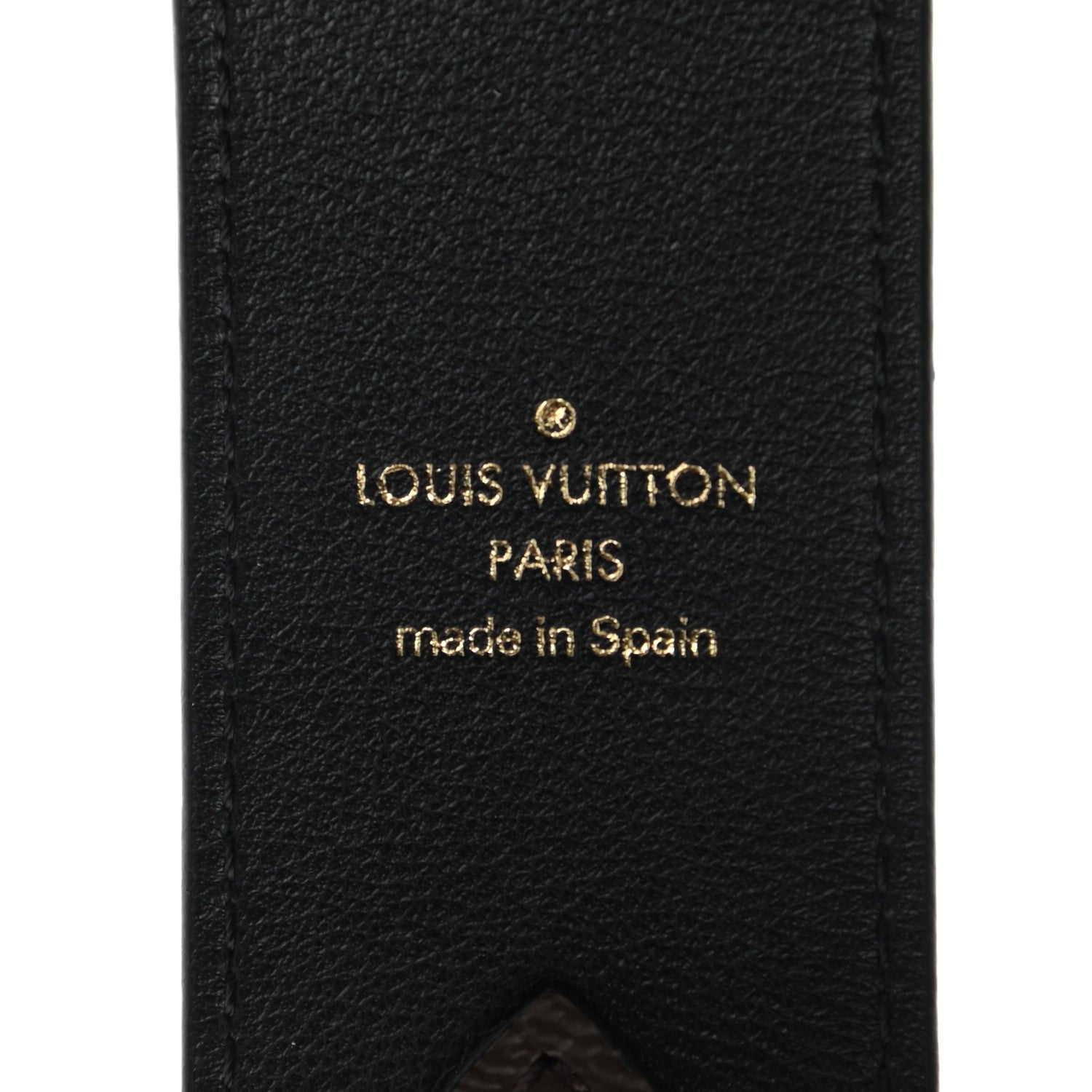 Louis Vuitton Monogram Bandouliere Shoulder Strap Black 3 of 4