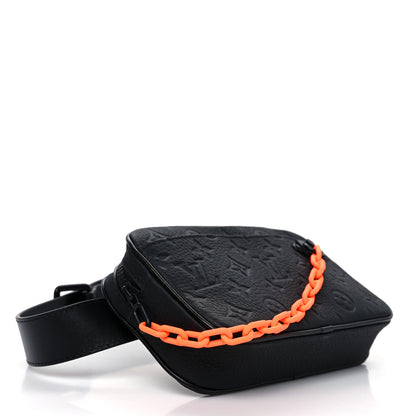 Louis Vuitton Taurillon Monogram Uniformes Solar Ray Soft Pochette Volga Belt Bag Black 4 of 8