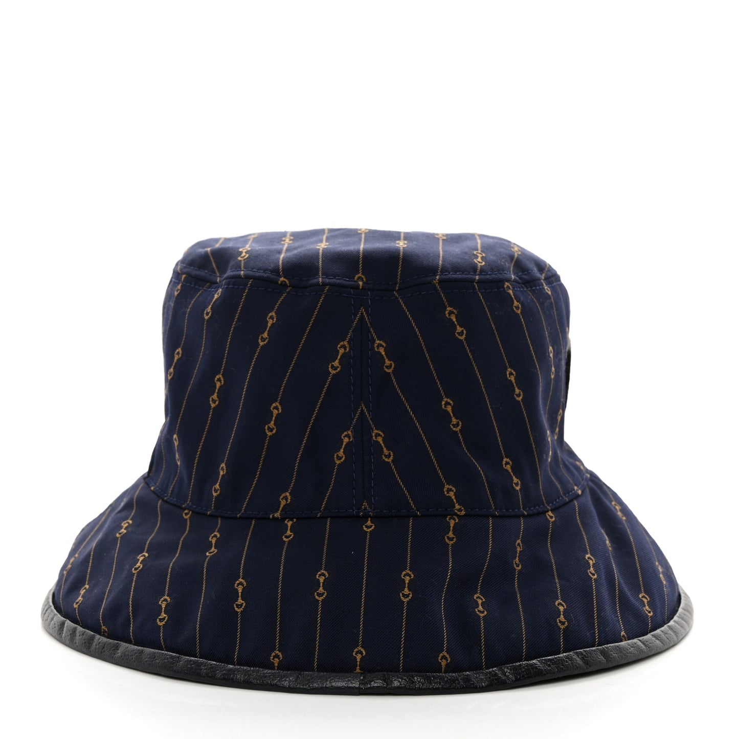 Monogram Bob Double Back Reversible Bucket Hat S Beige Midnight Blue