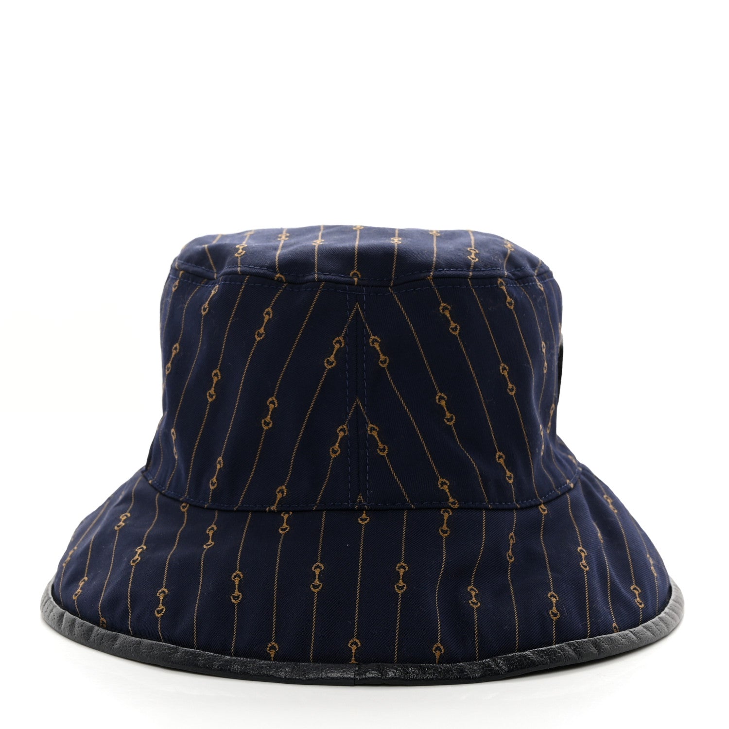 Gucci Monogram Bob Double Back Reversible Bucket Hat S Beige Midnight Blue 6 of 14