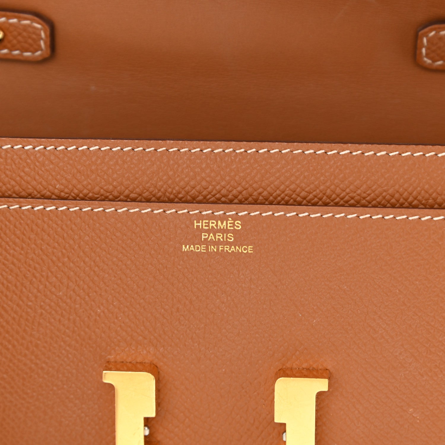 Hermes Epsom Constance Long Wallet To Go Gold 6 of 8