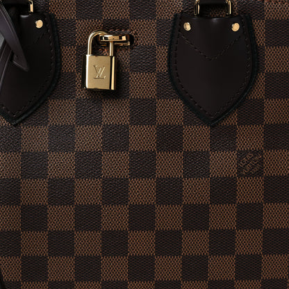 Louis Vuitton Cuir Taurillon Damier Ebene Normandy Black 7 of 9