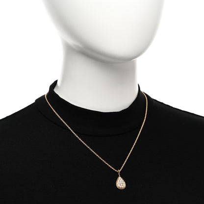 Boucheron 18K Yellow Gold Diamond M Serpent Boheme Necklace 2 of 6