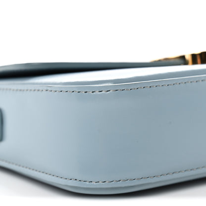 Celine Shiny Calfskin Triomphe Shoulder Bag California Blue 9 of 10