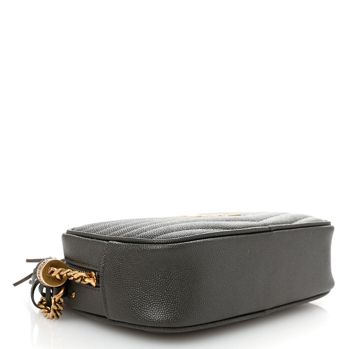 Grain De Poudre Matelasse Monogram Mini Lou Camera Bag Pebble
