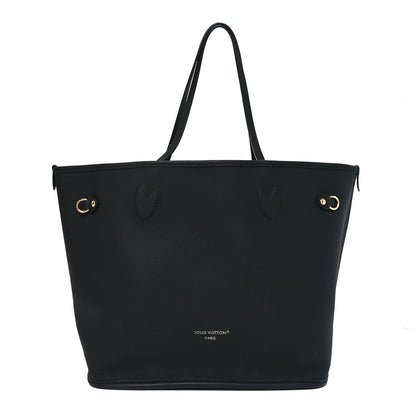 Louis Vuitton Monogram Calfskin Neo Neverfull Inside Out MM Black 4 of 17