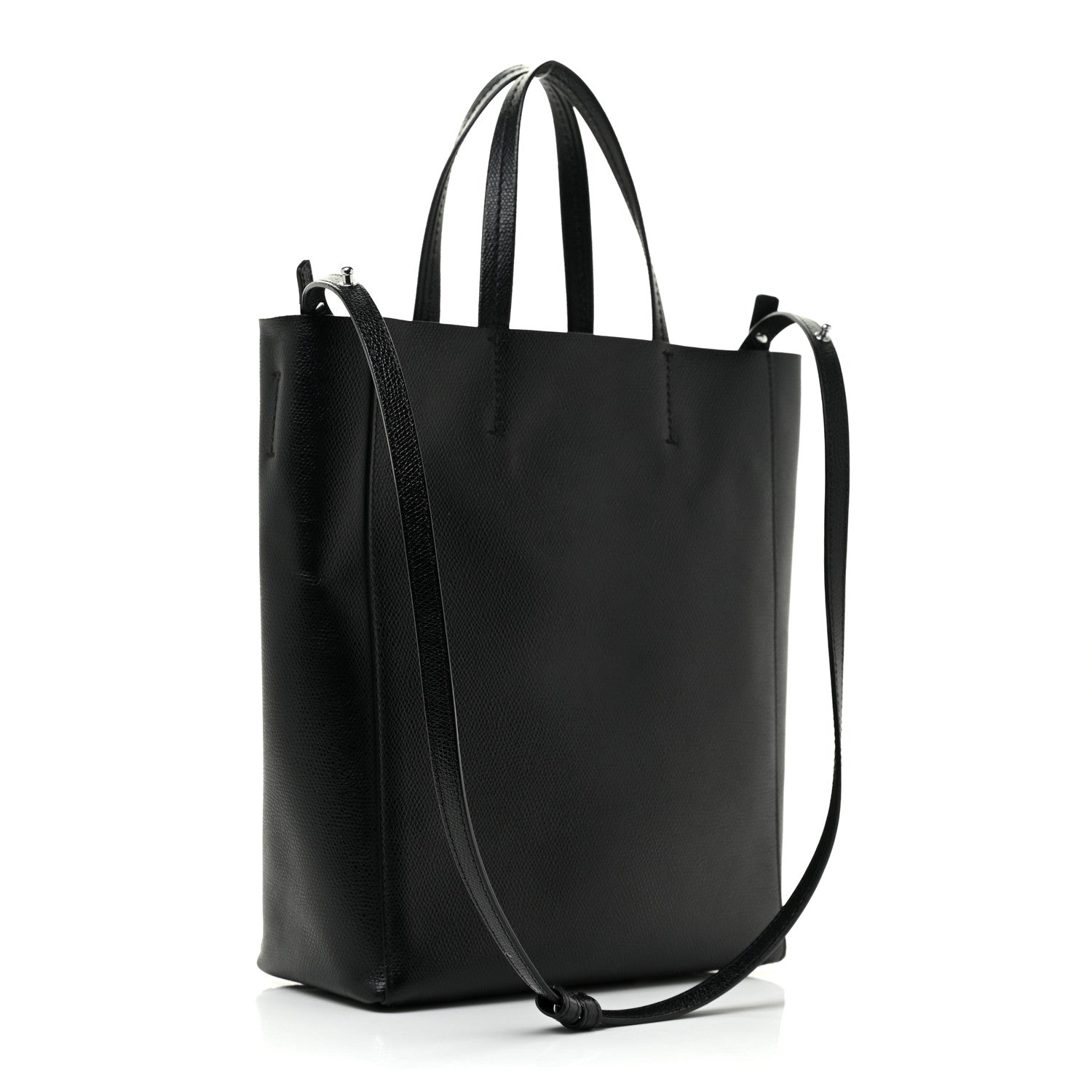 Celine Grained Calfskin Small Vertical Cabas Black 3 of 18