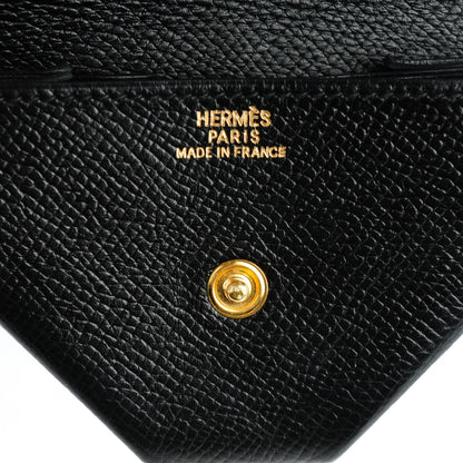 Hermes Courchevel Le 24 Coin Purse Black 7 of 9