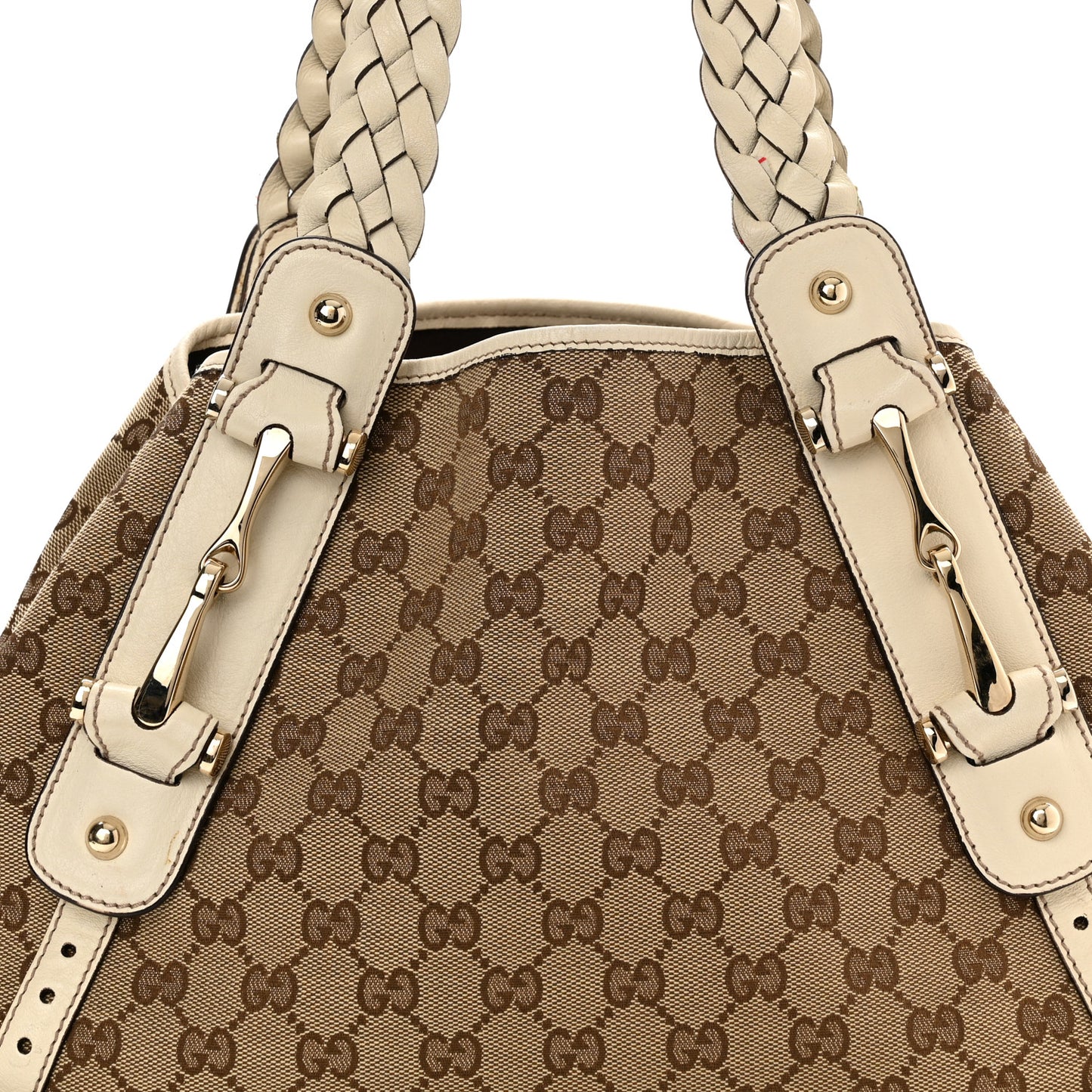 Monogram Small Pelham Shoulder Bag Off White