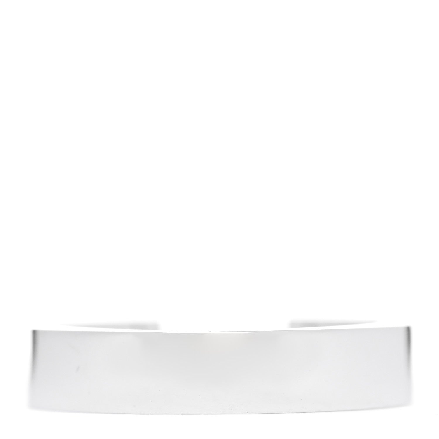 Tiffany 18K White Gold Diamond T True Link Ring 52 6 3 of 4