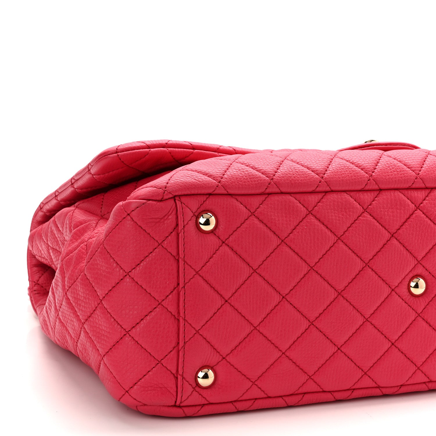 Chanel Calfskin Quilted Small XXL Travel Flap Bag Pink 8 of 9