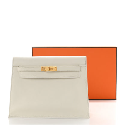 Hermes Evercolor Kelly Danse II Belt Bag White 16 of 16