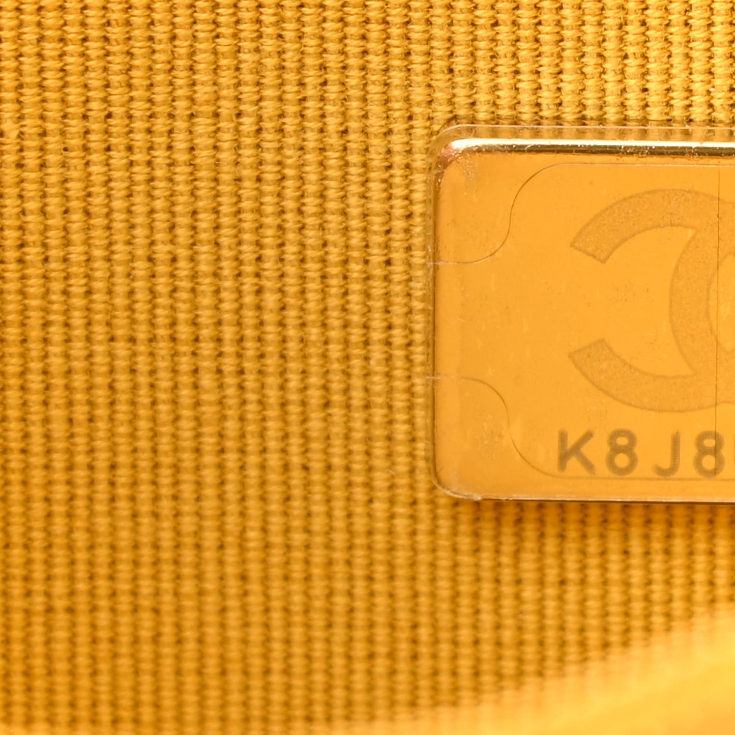 Lambskin Quilted Top Handle Wallet On Chain WOC Yellow