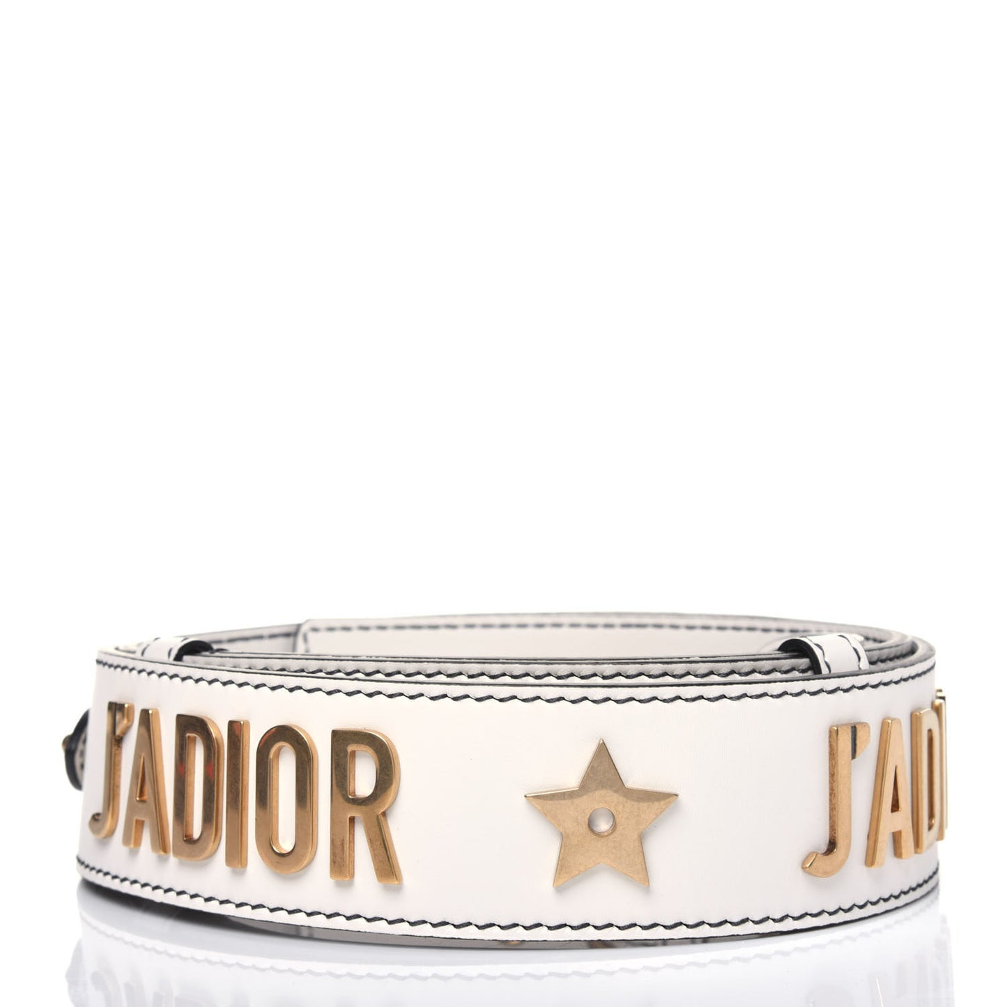 Calfskin J'Adior Shoulder Strap Latte