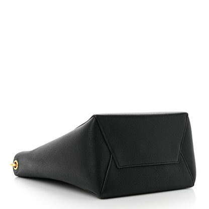 Celine Soft Grained Calfskin Small Sangle Bucket Bag Black 4 of 11