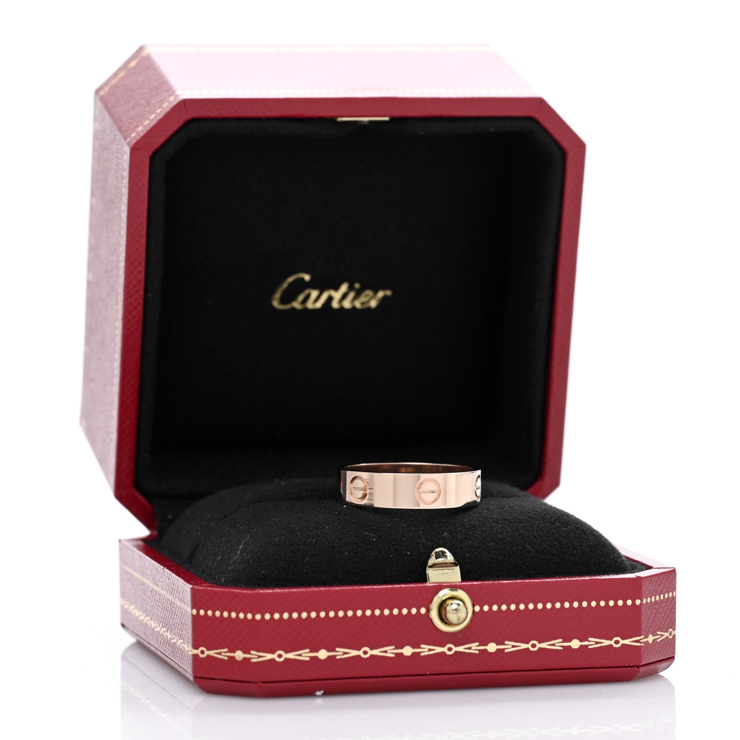 Cartier 18K Pink Gold 5.5mm LOVE Ring 61 9.5 5 of 5