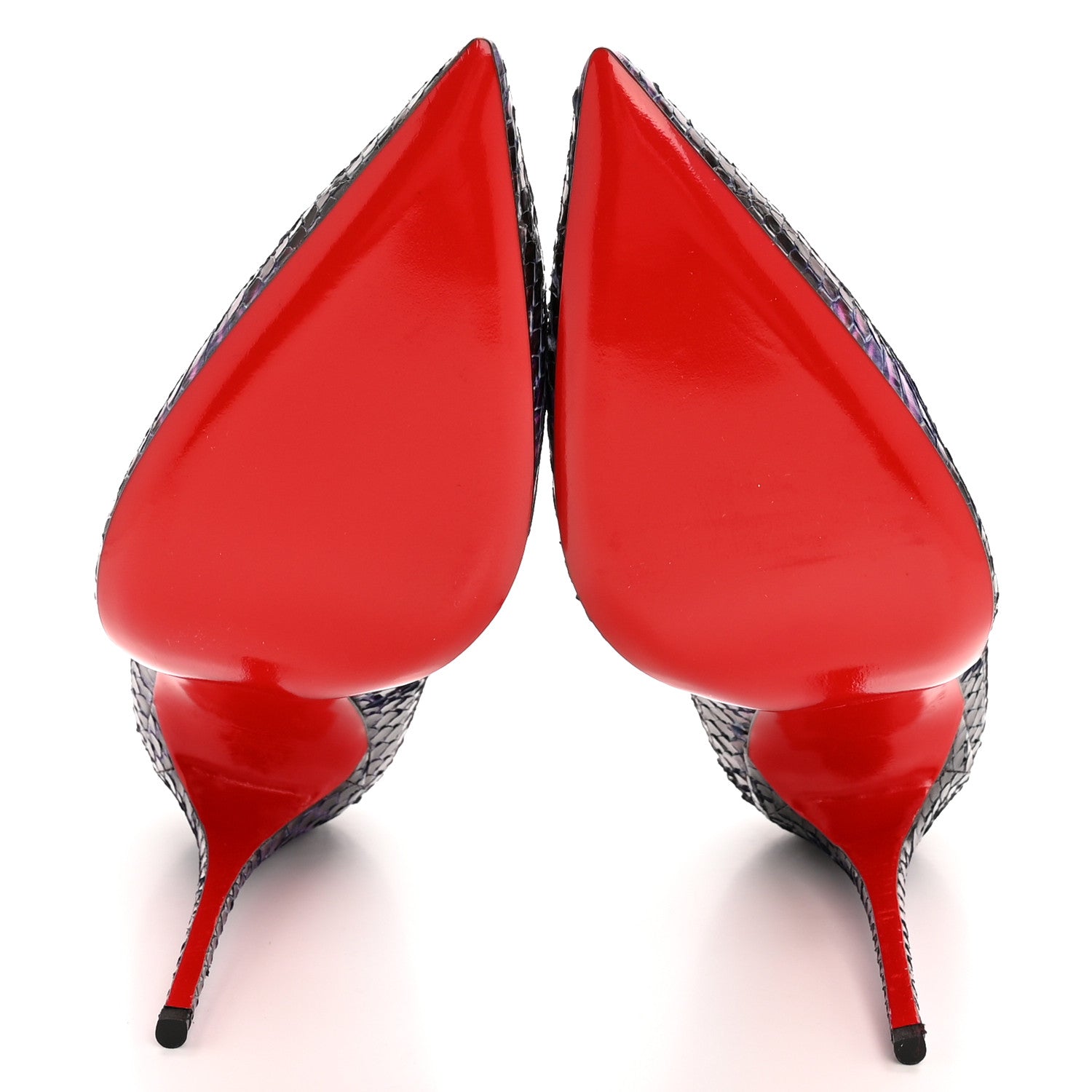 Christian Louboutin Snakeskin So Kate 120 Pumps 40 Purple 6 of 9